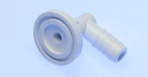 3/8" Mini Air Injector Wall Fitting Elbow