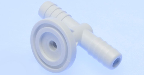 3/8" Mini Air Injector Wall Fitting Tee