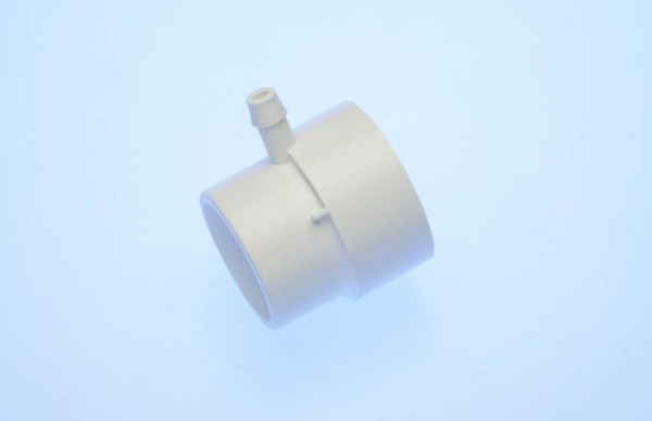 Tee Drain 1 1/2" Socket X 1 1/2 Spigot X 3/8" Barb