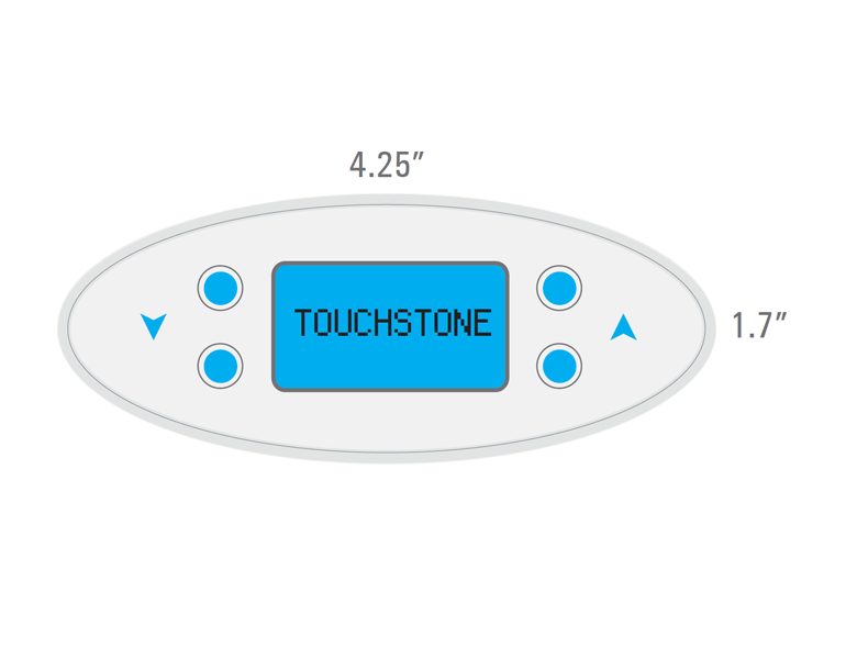 Oval LCD Master Keypads